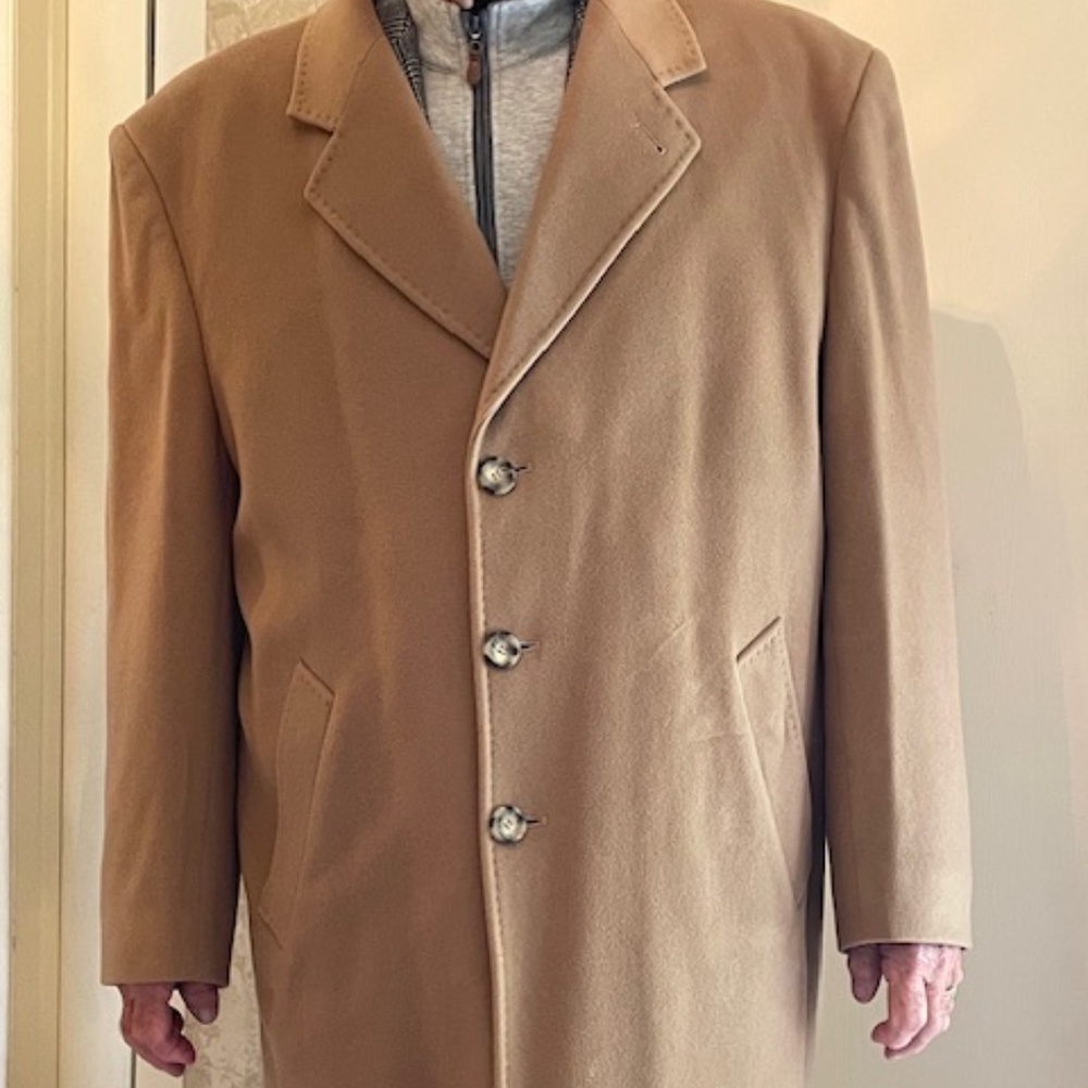 Movimento Italian Cashmere Coat Men's Size 46 R